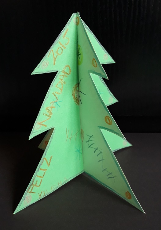 Begraafplaats Concentratie gemeenschap Kerstbomen Knutselen van papier | Kerst